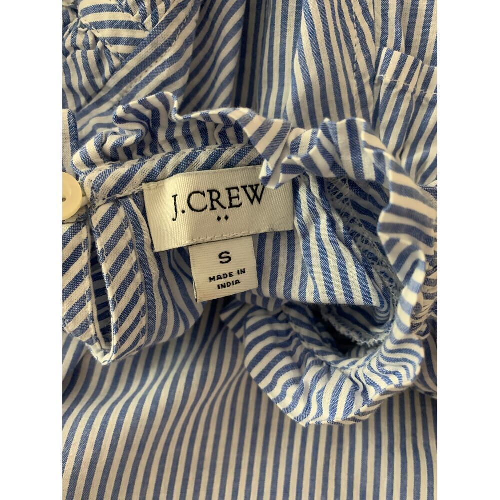 Striped Ruffle Sleeve Blouse - Picture 8 of 8
